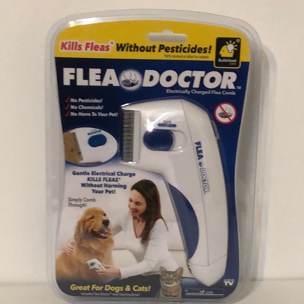 FLEA DOCTOR Dogs Cats Electronic Flea Comb